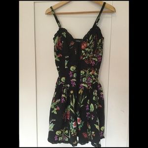 Betsey Johnson WILDFLOWER print short dress - S